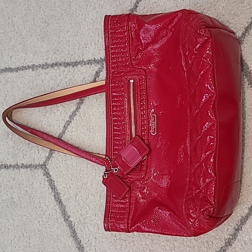 Coach Patent Leather Tote
